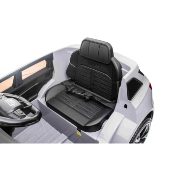 Audi RS 6 Elektryczny Samochodzik dla dzieci Biały + Pilot + Koła EVA + Wolny Start + Audio LED